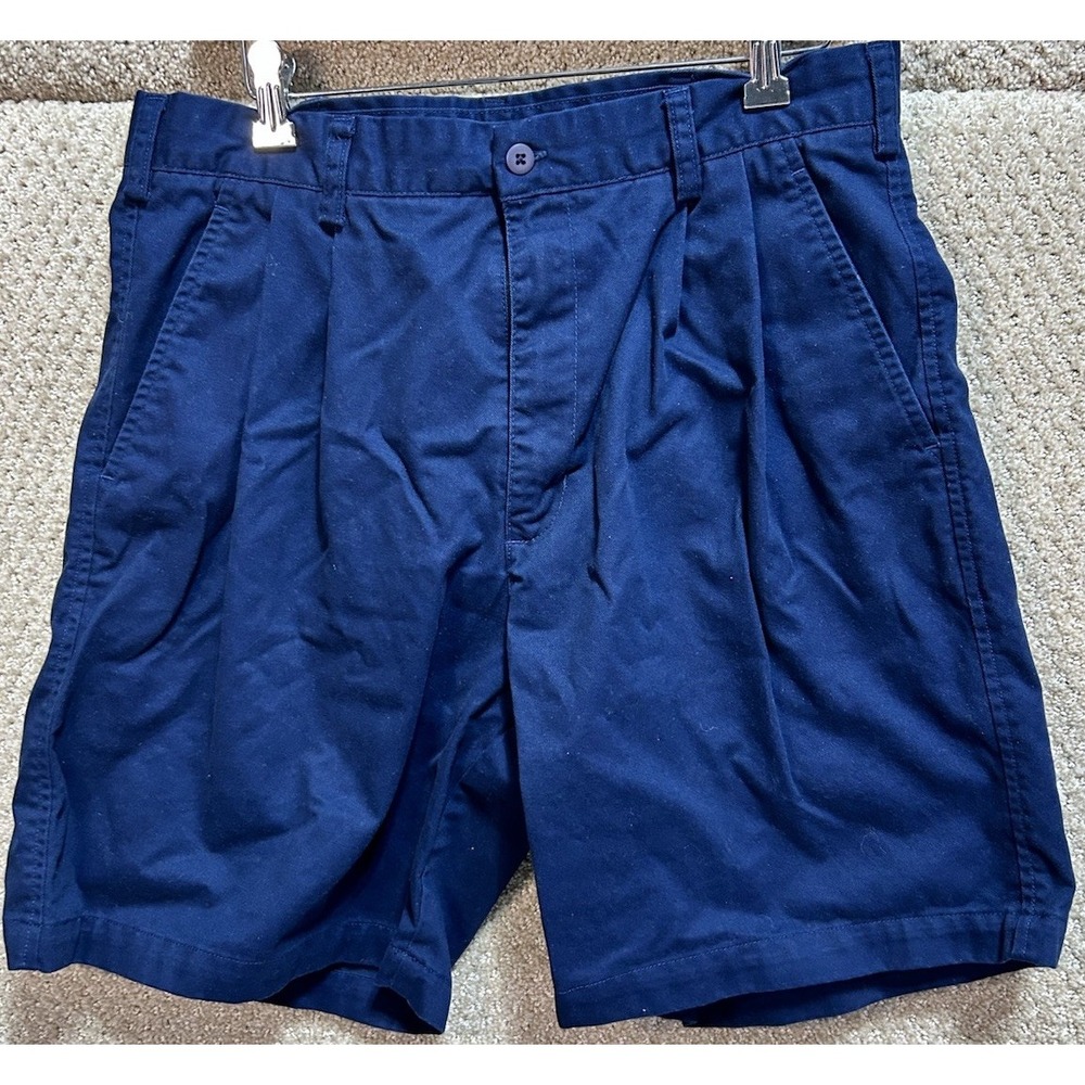 Nike Golf Straight Front Blue‎ Chino Shorts Men's Size 34